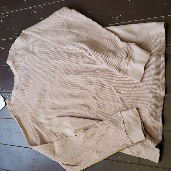 Vince Thermal shirt l/s PIMA Cotton.  Made in Peru. Size XL. NWT - Picture 2 of 10